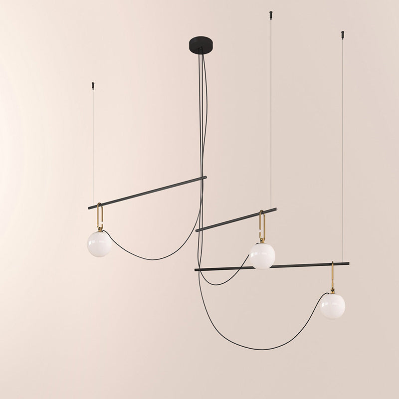 Artemide NH S3 3-lt 46" LED Suspension Light