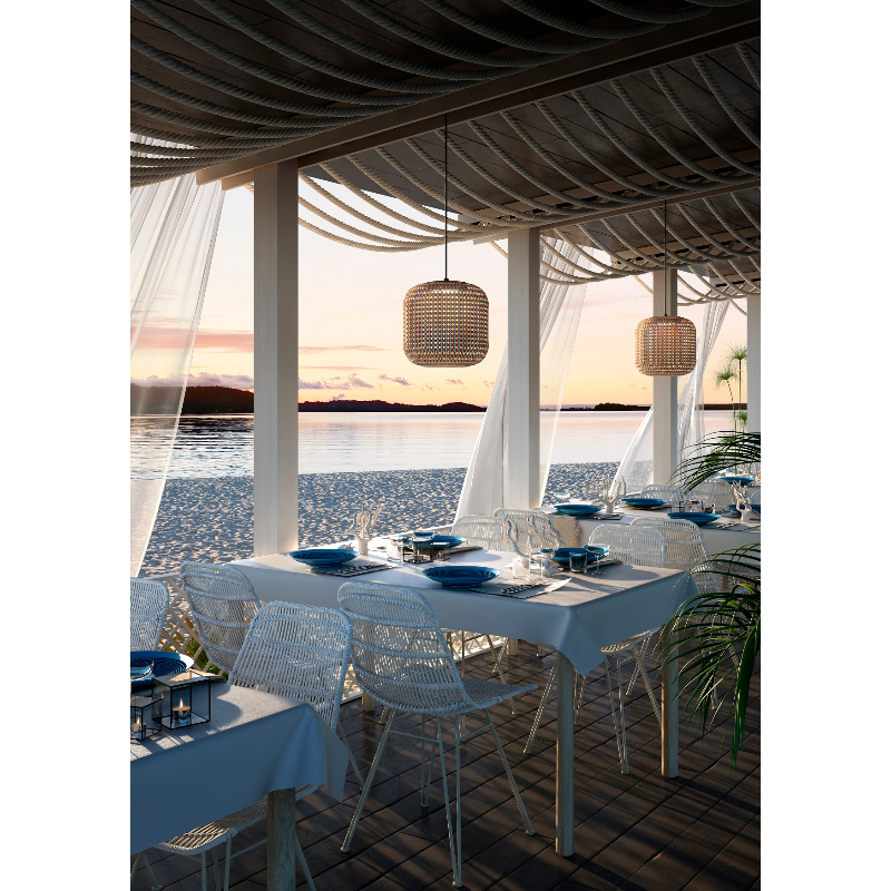 Bover Nans S/31 1-lt 12" LED Outdoor Pendant, 0-10V