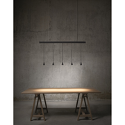 Bover Skybell Linear S/5L/22 5-lt 51" LED Pendant, Up and Down Light