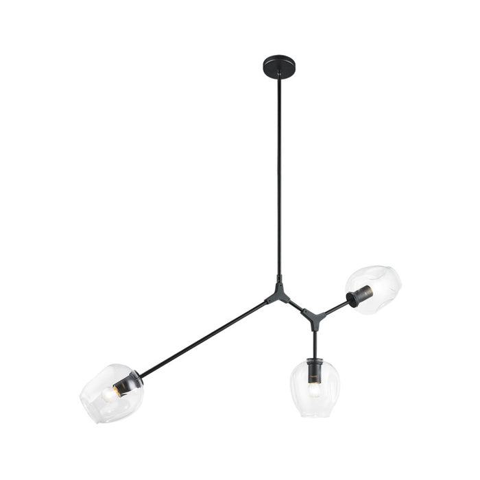 Matteo C49703 Cherry 3-lt 40" Chandelier