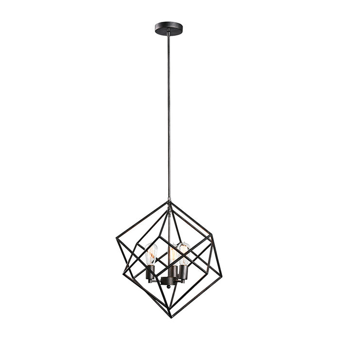 Matteo C54623 Geometry Series 3-lt 20" Pendant