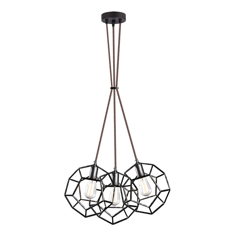 Matteo C54633 Geometry Series 3-lt 14" Pendant
