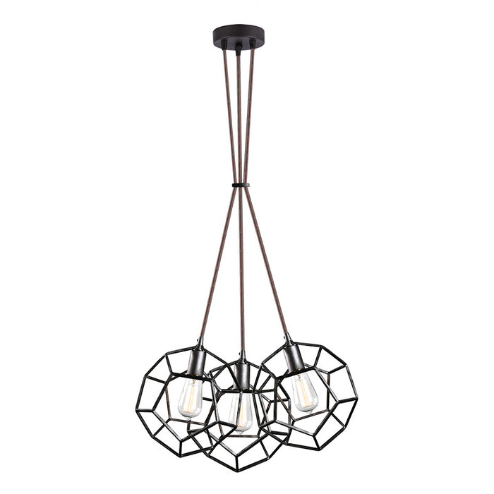 Matteo C54633 Geometry Series 3-lt 14" Pendant