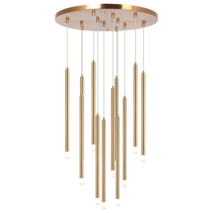 Matteo C63112 Reigndrop 12-lt 24" LED Pendant