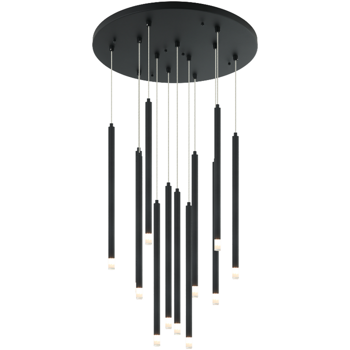 Matteo C63112 Reigndrop 12-lt 24" LED Pendant