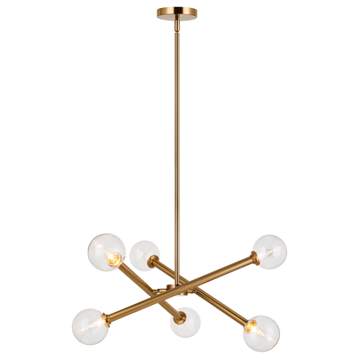 Matteo C64606 Matchstix 6-lt 28" Chandelier