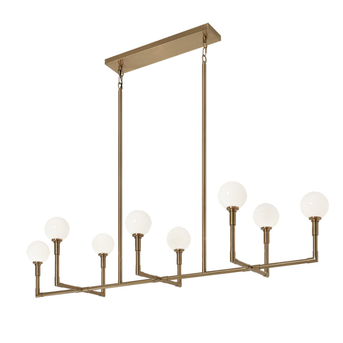 Matteo C64808 Candelstix 8-lt 50" Chandelier