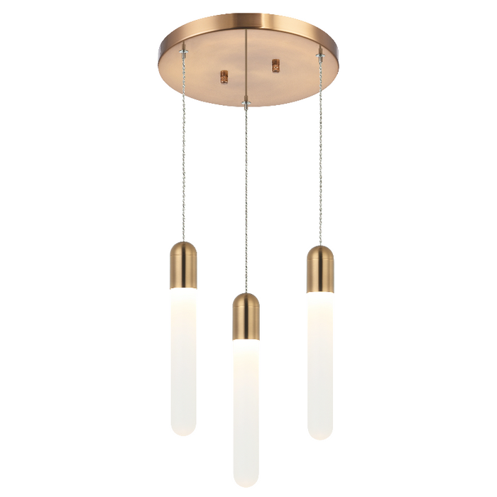 Matteo C65803 Aydin 3-lt 6" LED Pendant