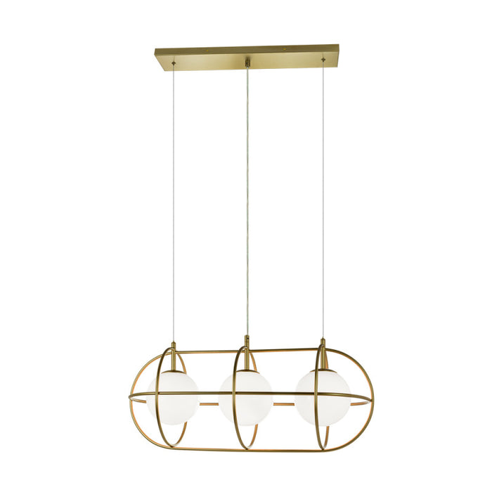 Matteo C76903 Eclipse 3-lt 33" Linear Pendant