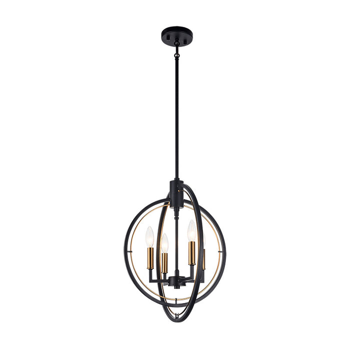 Matteo C78604 Odyssey 4-lt 18" Chandelier