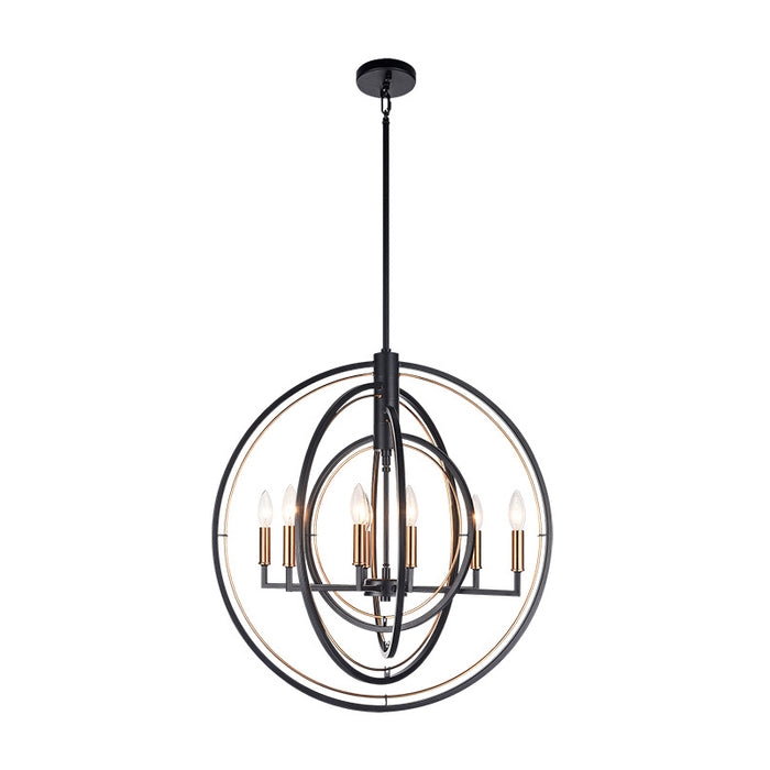 Matteo C78608 Odyssey 8-lt 25" Chandelier