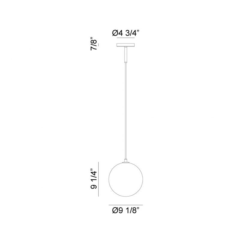 Matteo C81021 Magma 1-lt 9" LED Pendant