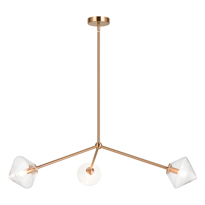 Matteo C81743 Novo 3-lt 34" Chandelier