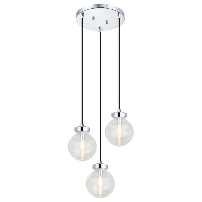 Matteo C84003 Ridge 3-lt 15" Pendant