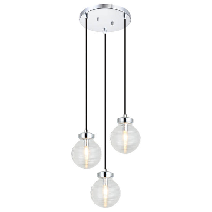 Matteo C84003 Ridge 3-lt 15" Pendant