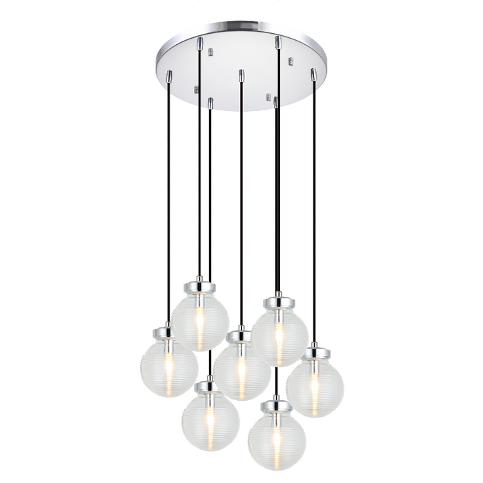 Matteo C84007 Ridge 7-lt 21" Pendant