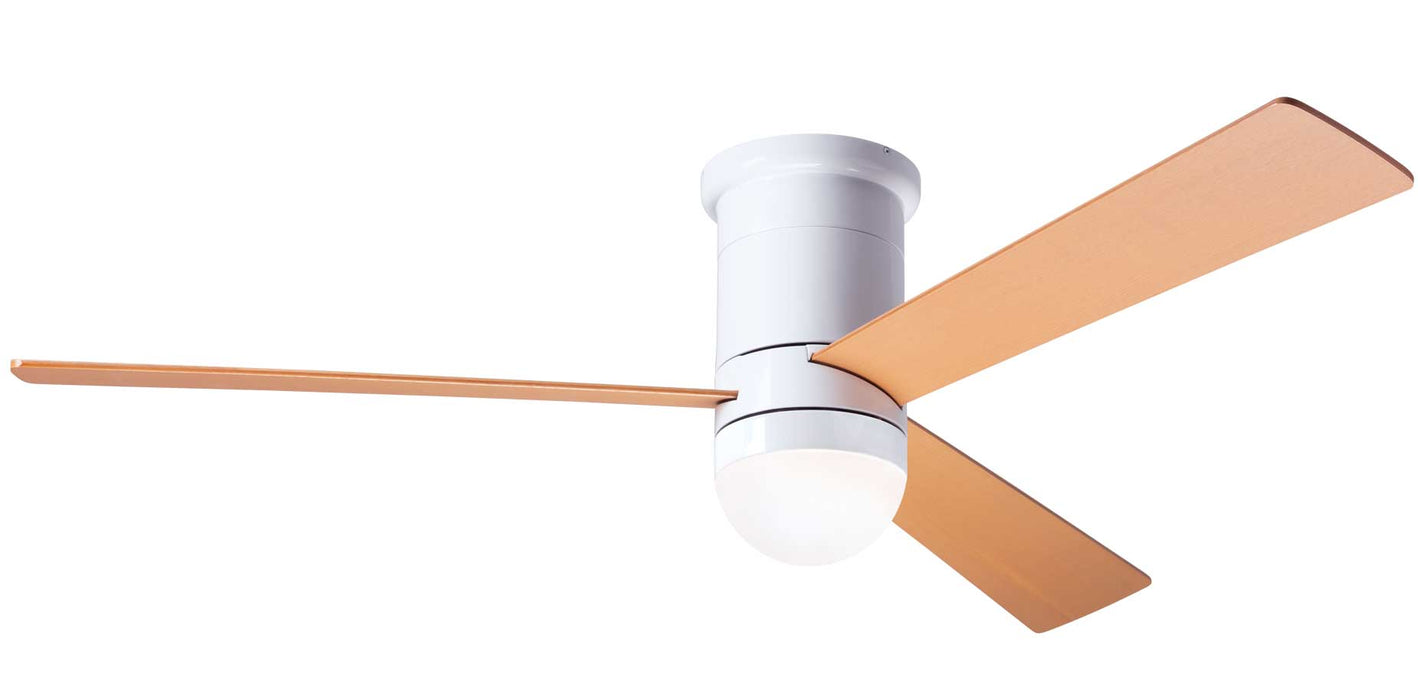 Modern Fan Cirrus Flush 50" DC Ceiling Fan with LED Light