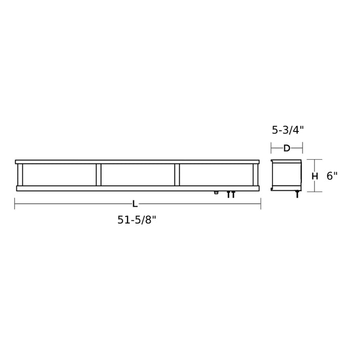 AFX CMB51 Cameron 52" LED Overbed Wall Light