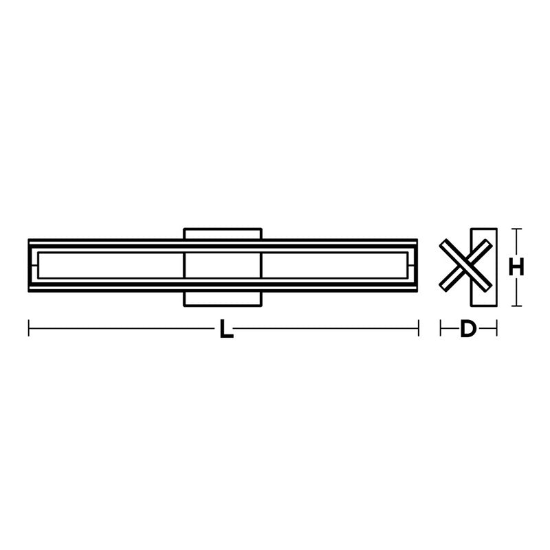 AFX CSSV3604L30D1 CSSV Series Cass 36" LED Vanity