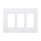 Lutron CW-3 Claro 3-Gang Wallplate