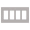 Lutron CW-4 Claro 4-Gang Wallplate
