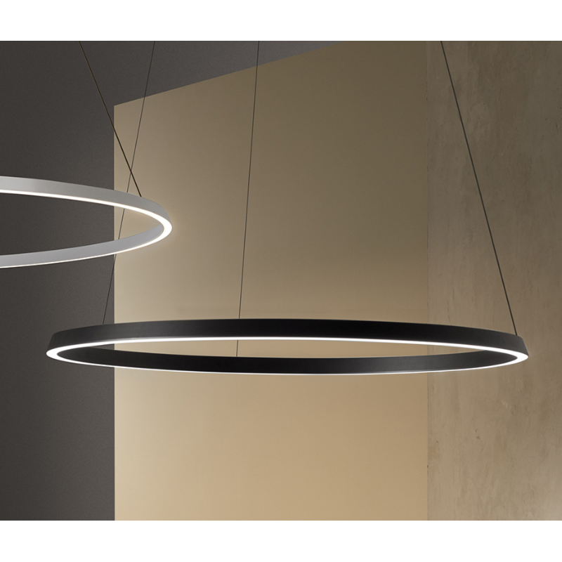 Bover Circular S/120/H 1-lt 48" LED Pendant, Inward Light