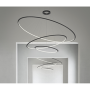 Bover Circular S/3L 3-lt 119" LED Pendant, Inward Light