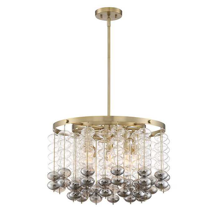 Designers Fountain D208C Villa Rose 8-lt 23" Chandelier