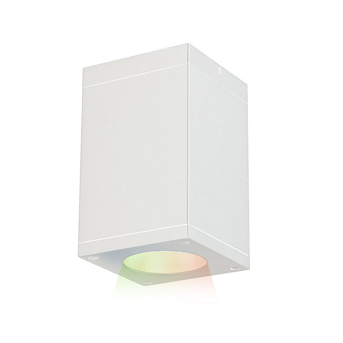 WAC DC-CD05 Cube Architectural 5" LED Ceiling Mount, 31W, Color Changing