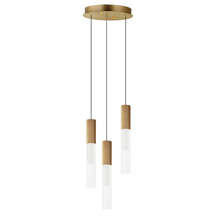 ET2 E11013 Reeds 3-lt 12" LED Pendant