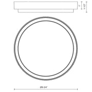 Kuzco EC44509 Bailey 9" Outdoor LED Flush Mount - LBC Lighting