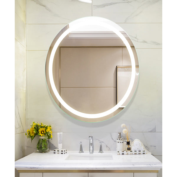 Electric Mirror Eternity 21" x 30" Oval LED Lighted Mirror
