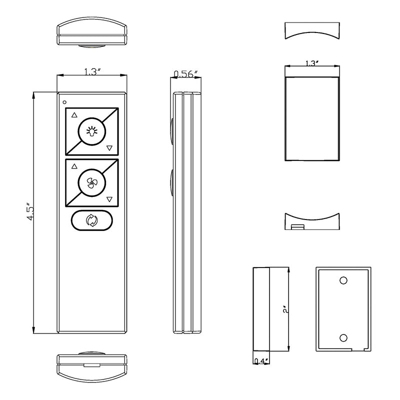 Modern Forms F-RCBT Bluetooth Remote Control
