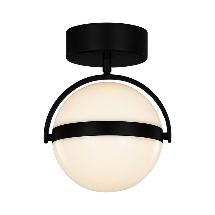 Alora FM301001 Globo 1-lt 7" LED Flush Mount - Matte Black