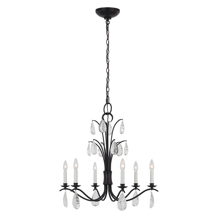 Visual Comfort CC1616 Shannon 6-lt 26" LED Chandelier
