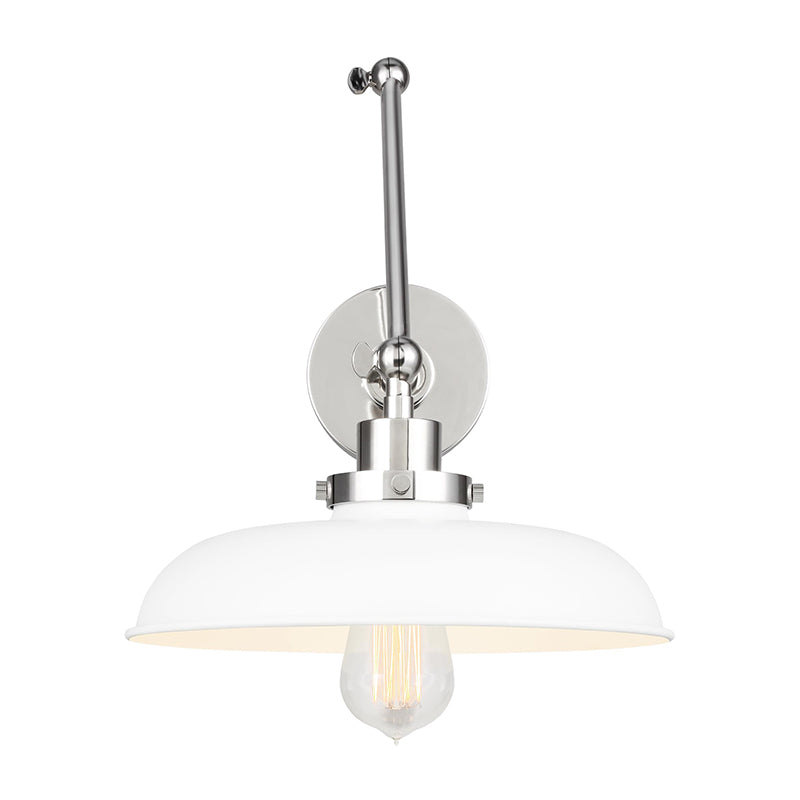 Visual Comfort CW1171 Wellfleet 1-lt 15" Tall Double Arm Wide Task Sconce