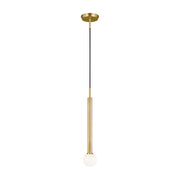 Visual Comfort KP1001 Nodes 1-lt 8" Pendant - Burnished Brass