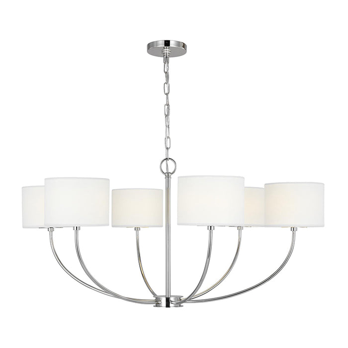 Visual Comfort KSC1046 Sawyer 6-lt 36" LED Chandelier