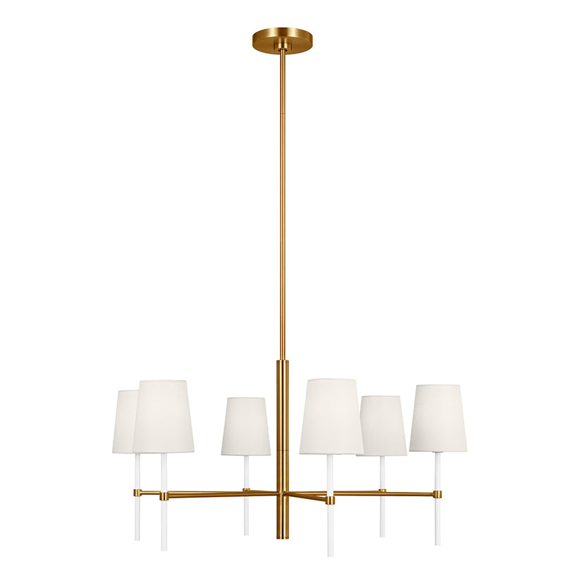 Visual Comfort KSC1086 Monroe 6-lt 32" Chandelier