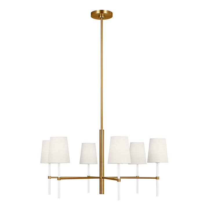 Visual Comfort KSC1086 Monroe 6-lt 32" Chandelier