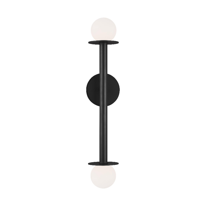 Visual Comfort KWL1012 Nodes 2-lt 24" Tall Wall Sconce - Midnight Black