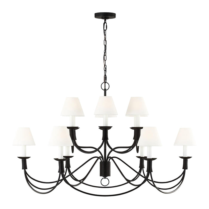 Visual Comfort LC12012 Sullivan 12-lt 42" Chandelier