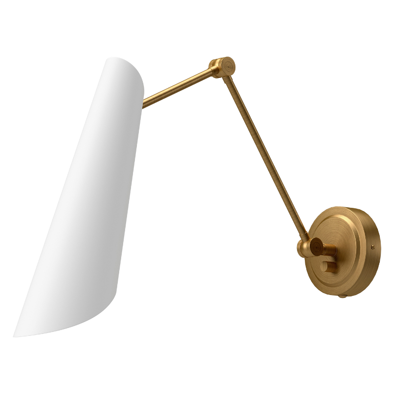 Alora Mood WV572325 Gabriel 1-lt 15" Tall Swingarm Wall Light