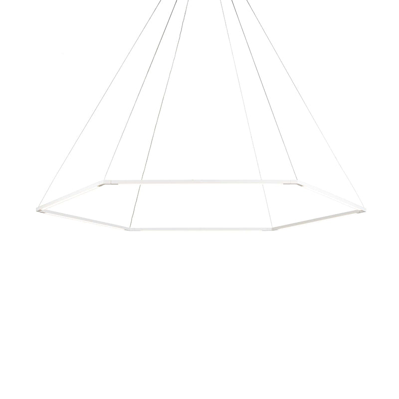 Z-Bar Honeycomb LED Pendant by Koncept