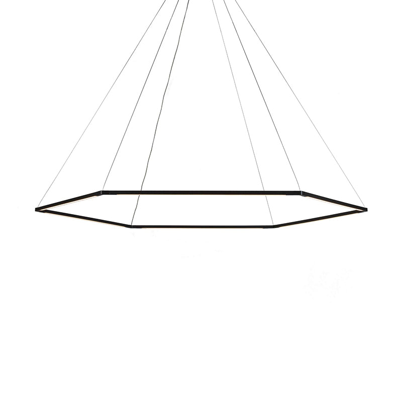 Z-Bar Honeycomb LED Pendant by Koncept