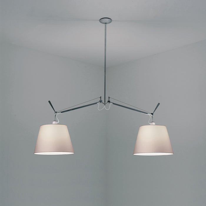 Artemide Tolomeo 12" Double Shade Suspension Light