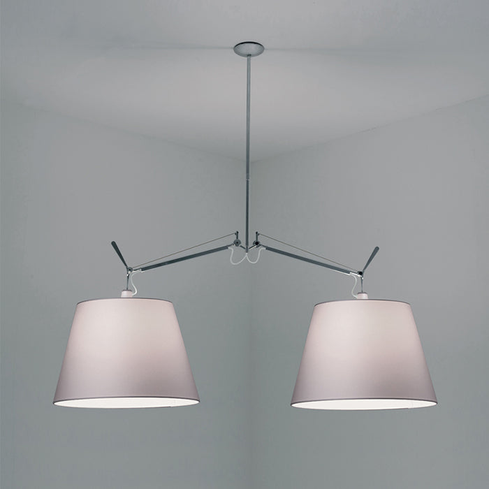 Artemide Tolomeo 17" Double Shade Suspension Light