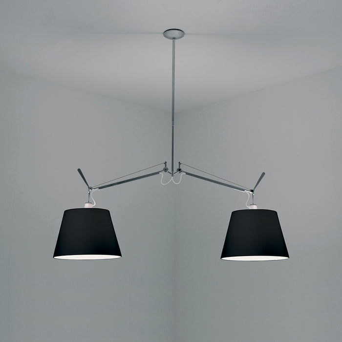 Artemide Tolomeo 14" Double Shade Suspension Light