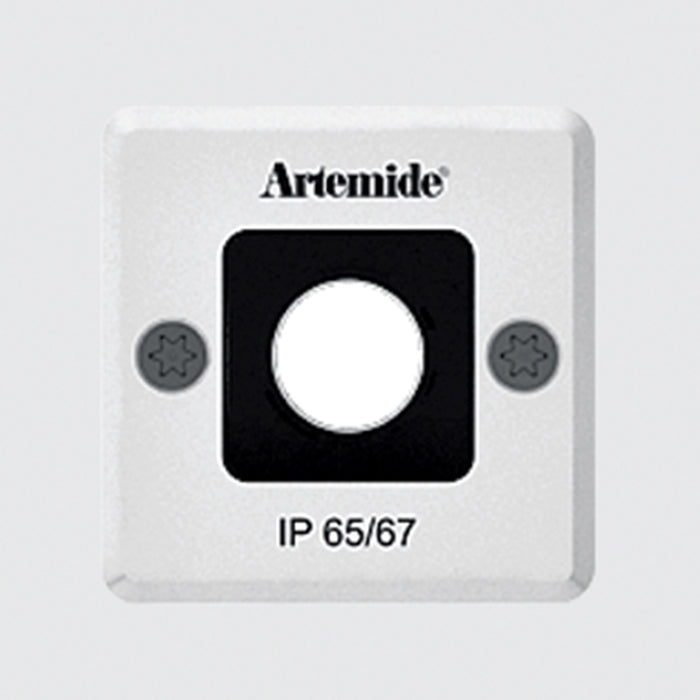 Artemide Ego 55 Square LED Recessed Outdoor Ceiling Light