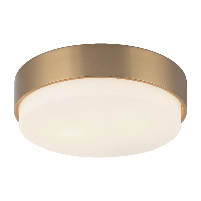 Matteo M13202 Quintz 2-lt 12" LED Flush Mount